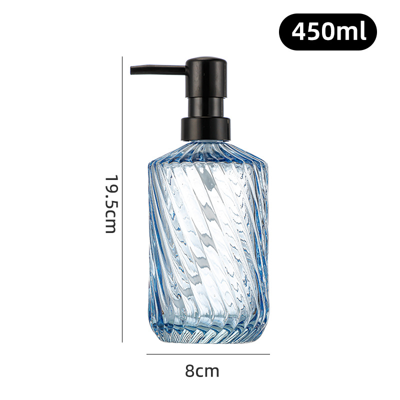 450ml; cabezal de bomba azul + negro