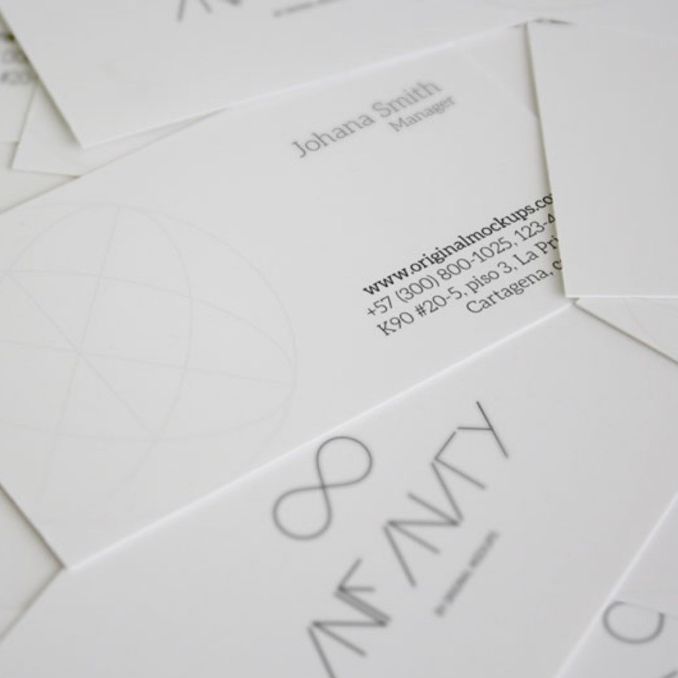 Print business card design printing making art paper double-sided print QR code postcard after-sales card card