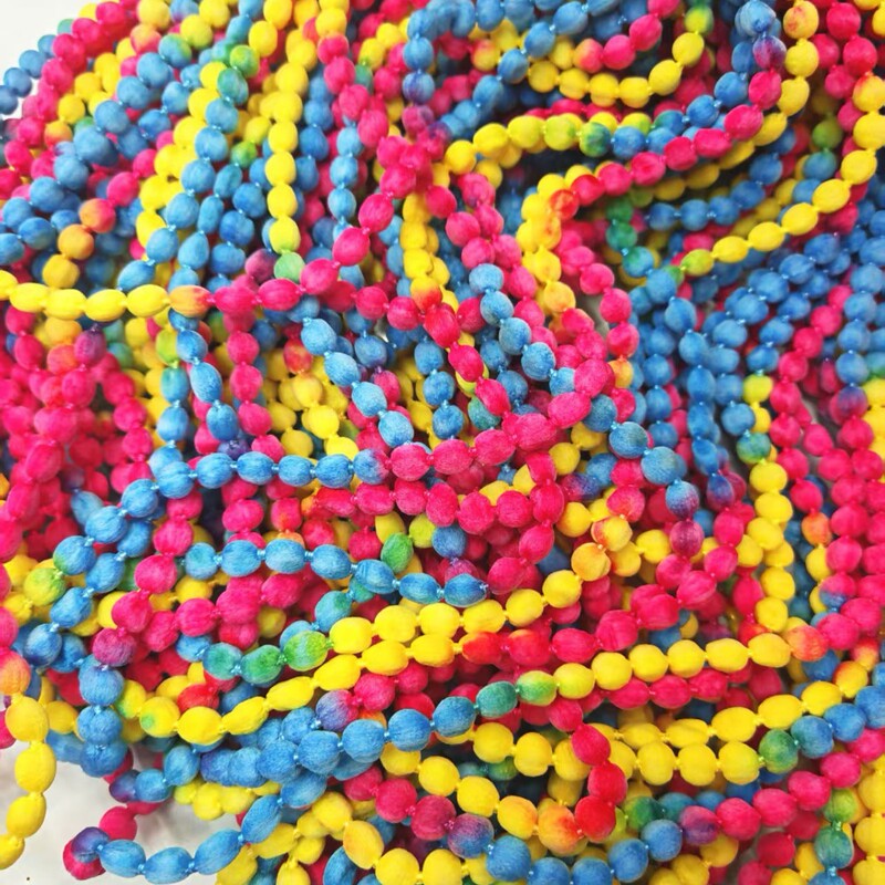 Manufacturers Supply Polyester Lantern Yarn, Yarn for Knitted Clothing, Colorful Fancy Yarn, Lantern Yarn for Hats and Shoelaces