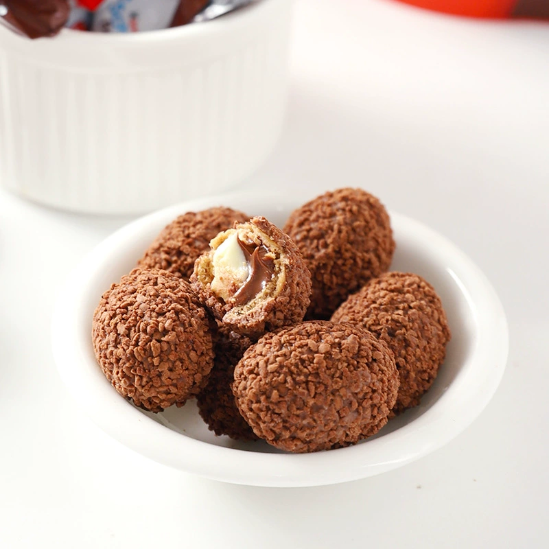 [Индия импорт Kinder кенда шоколадные шарики с какао сливкой и вафелькой хрустящие шарики конфета маленькая закуска]