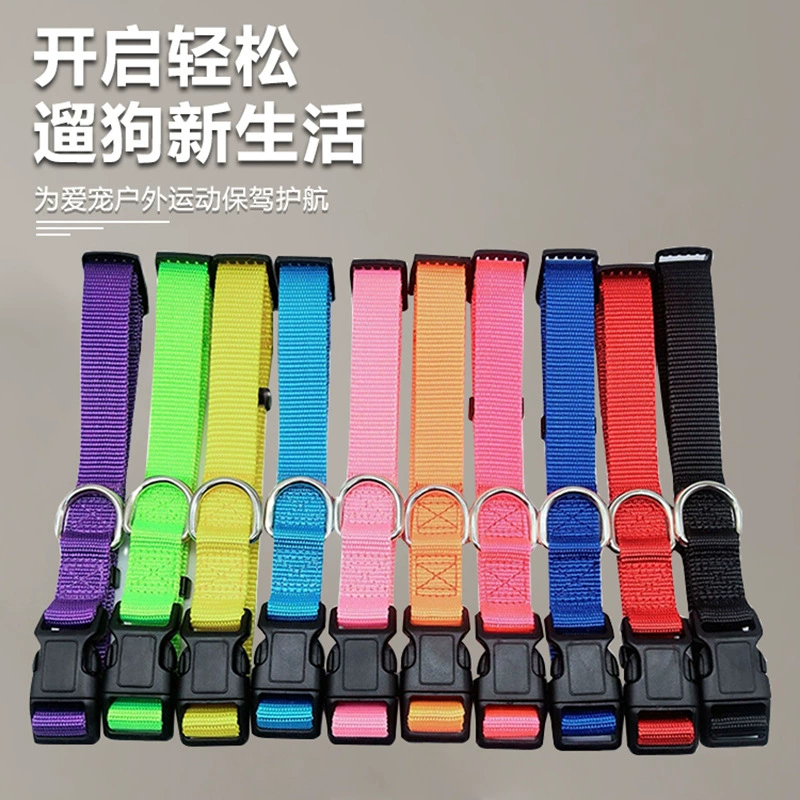 Ошейник Ошейник Собака Ошейник Нейлон Домашнее животное Ошейник Регулируемый Ошейные украшения для домашних животных