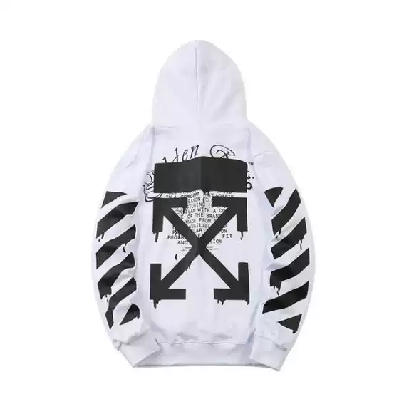 Off-White Men's Athletic Casual Hoodie 3D Digital Print for Spring Autumn Winter Factory Direct
