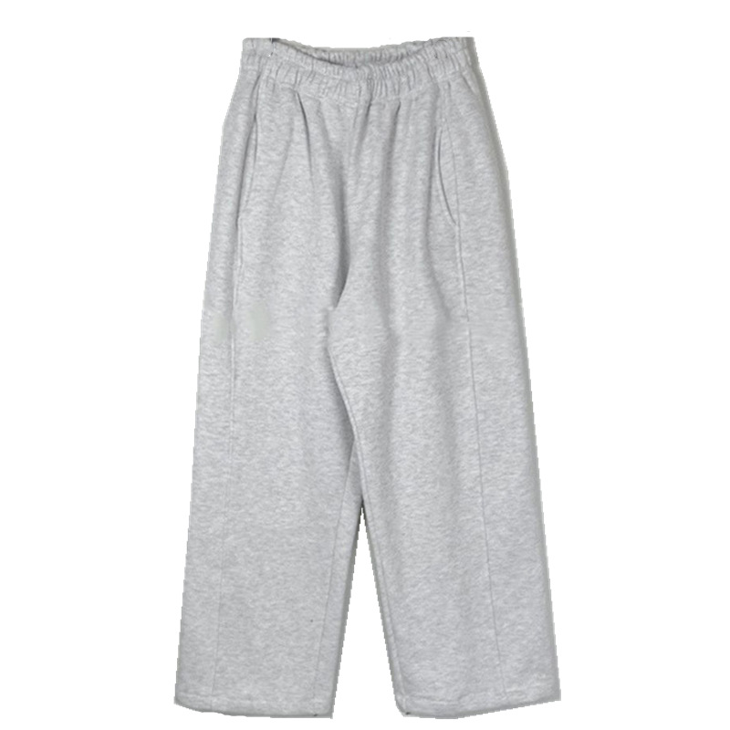 2025 primavera y otoño nuevo estilo versión coreana de los pantalones casuales delgados de todo fósforo sueltos y rectos, pantalones deportivos de dos desgaste, moda femenina image 13