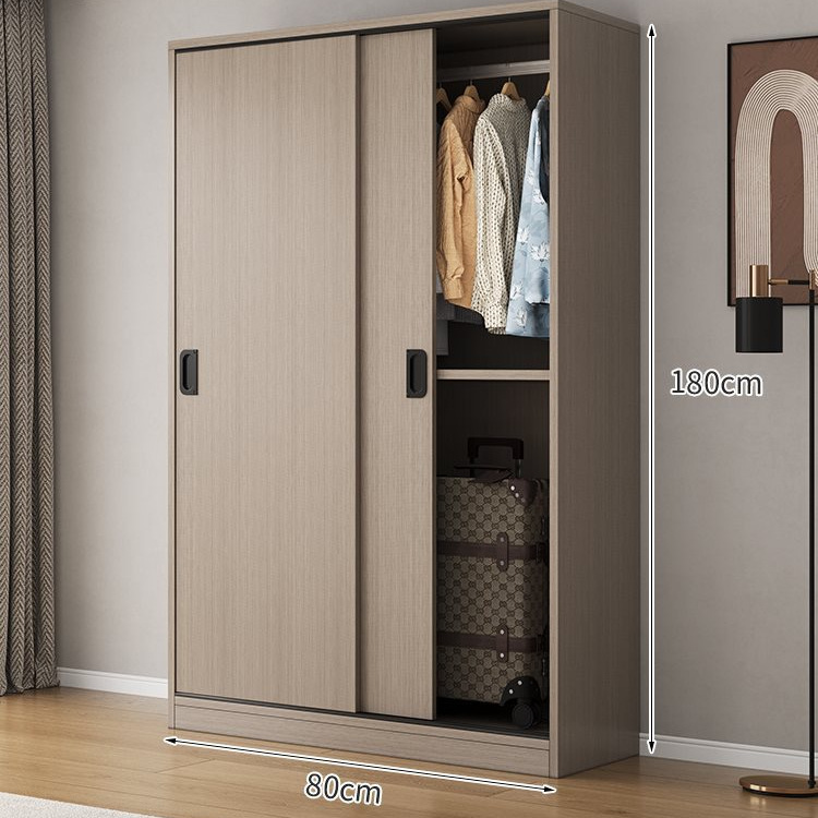 2도어 [모란디 그레이] 길이 80cm의 옷장이 업그레이드되고 두꺼워졌습니다.