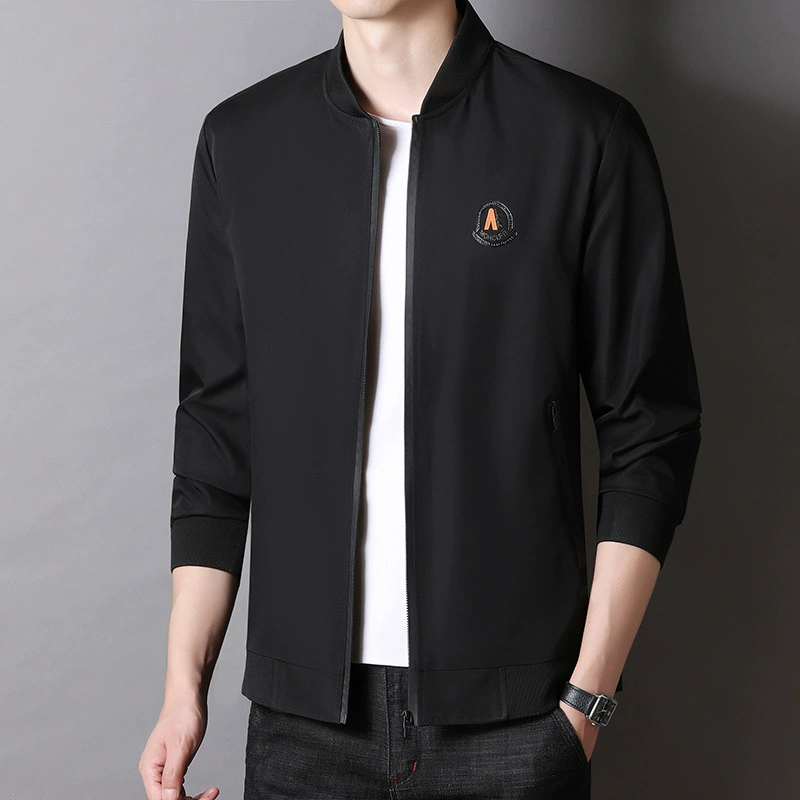 Куртка очень большого размера для мужчин среднего возраста, свободная куртка с толстым папой, весенне-осенняя куртка