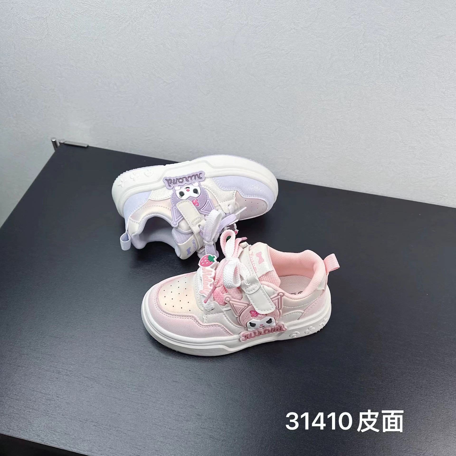 Детские милые сладкие кроссовки 2025 весна и осень новые средние и большие дети повседневные девушки нескользящие мягкие туфли