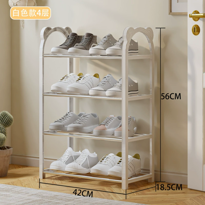 Simple shoe rack assembly multi-layer household shoe cabinet rental space-saving multi-functional shelf