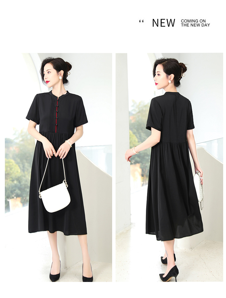 B5110 3050K VÁY ĐẦM LIỀN THÂN NỮ HANTDC MÙA HÈ THỜI TRANG NỮ LỤA TƠ TẰM G06 SẢN PHẨM MỚI