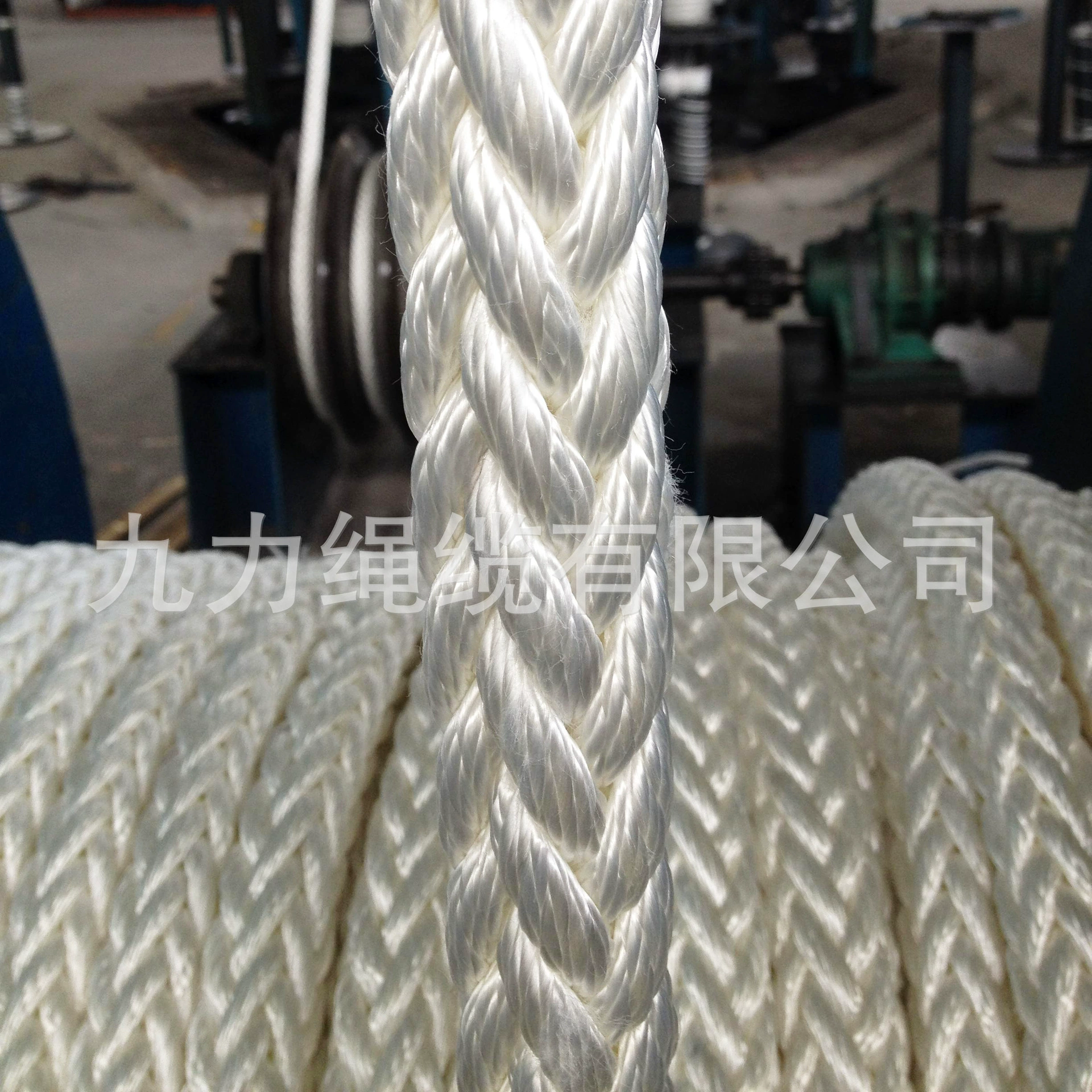 Высококачественная морская веревка, парковочная веревка, тяговый трос, нейлоновая веревка, нейлоновая 12-жильная нейлоновая частичная веревка, диаметр 46 мм.