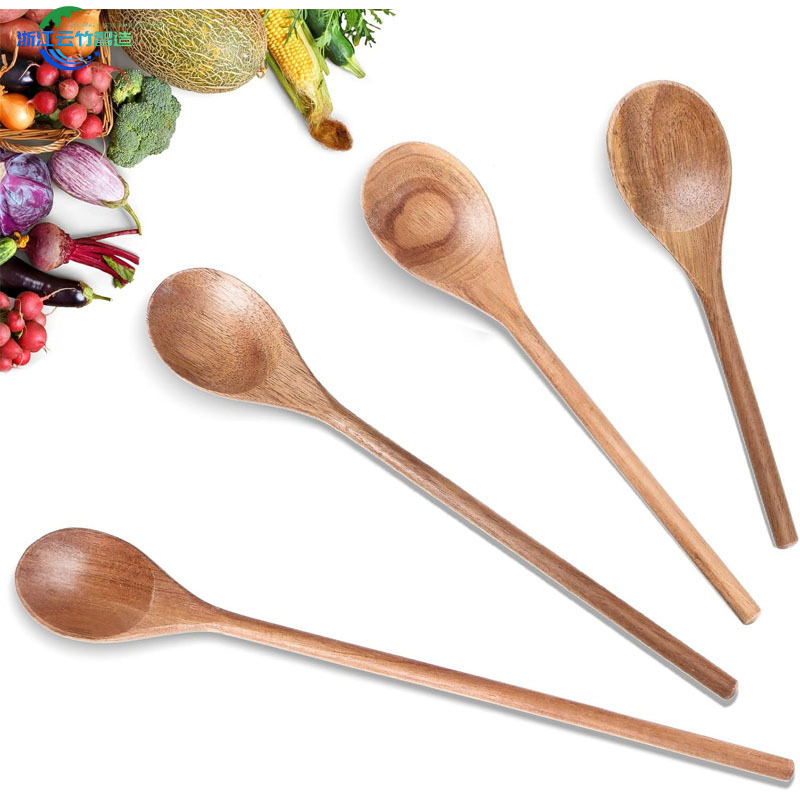 Amazon cucharas de madera utensilios de cocina cucharas de madera acacia cucharas de madera set 3 piezas set combinación japonesa y coreana cucharas de madera