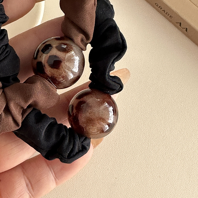 Elastico per capelli leopardo stile coreano accessorio per donna_voghion.com