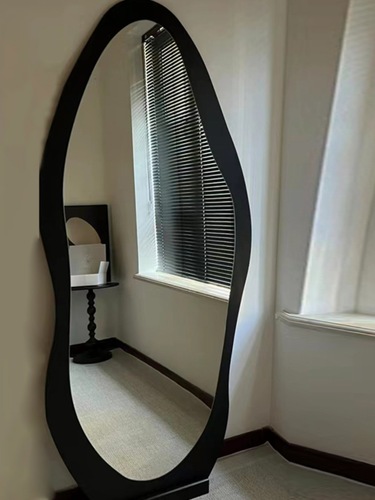 Dressing Mirror Full-Body Girl Bedroom Dressing Room Large Mirror Instagram Style Simple Home Use Floor Standing Store Wardrobe