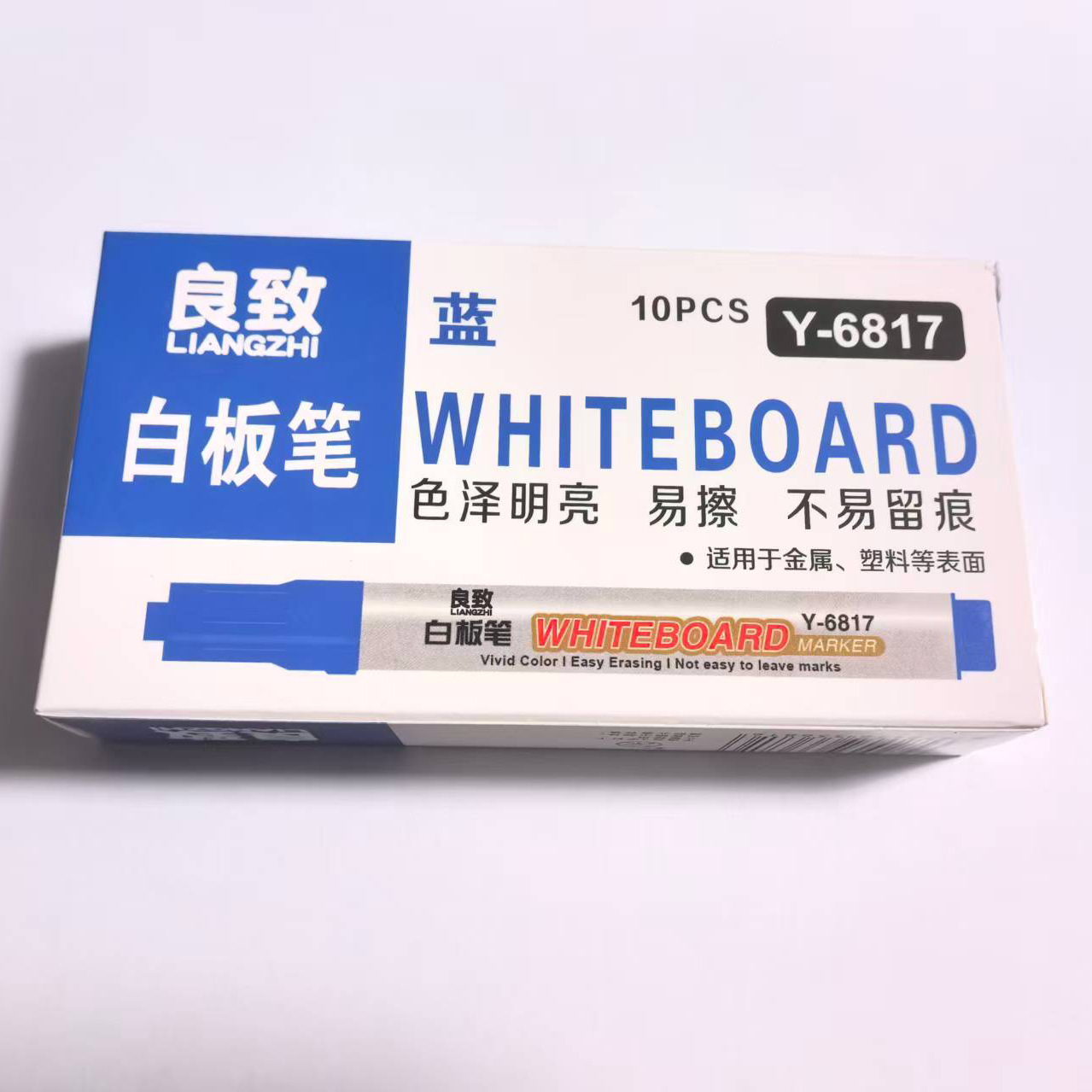 Rotuladores de pizarra borrables para profesores, a base de agua, fáciles de borrar sin dejar marcas, marcadores de pizarra coloridos en rojo y azul, rotuladores gruesos para tablero de dibujo al por mayor.