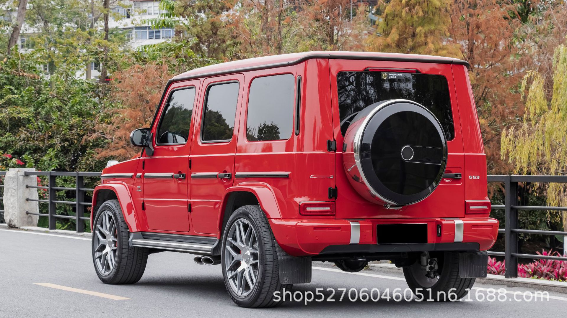 Applicable to 19-23 Mercedes-Benz G-Class G350 G500 W464 Modified G63 Front Bar Middle Net Wheel Eyebrow Surrounding Kit
