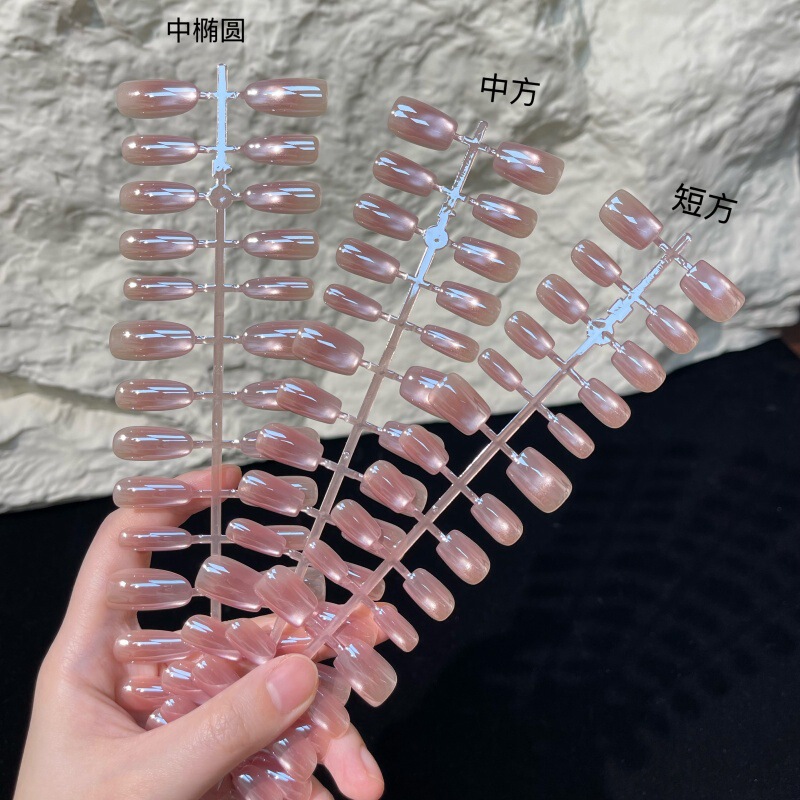 Purple Grape Electroplated Simple European and American Style Foreign Trade Wearable Nails Basic Nail Pieces Factory Wholesale Nail Pieces Purple Grape Electroplated Simple European and American Style Foreign Trade Wearable Nails Basic Nail Pieces Factory Wholesale Nail Pieces