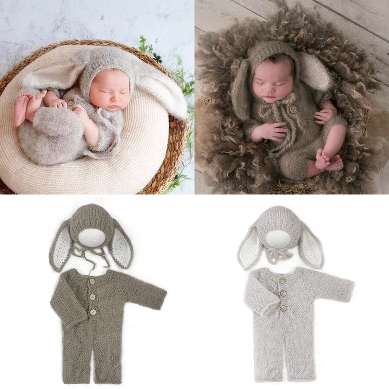 Newborn Photography Clothing Bunny Style Jumpsuit New Product Children's Photography Clothing Photography Style Clothing Shadow Newborn Photography Clothing Bunny Style Jumpsuit New Product Children's Photography Clothing Photography Style Clothing Shadow