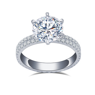 Cultivated Diamond Henan Artificial Regeneration Synthetic D Color Round Naked Diamond Inlaid with K Gold Ring Pendant Earrings IGI Certificate