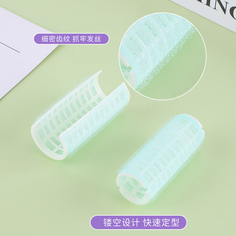 Factory wholesale air bangs clip hair curler plastic hair curler self-adhesive magic hair curler lazy man eight-character bangs roll