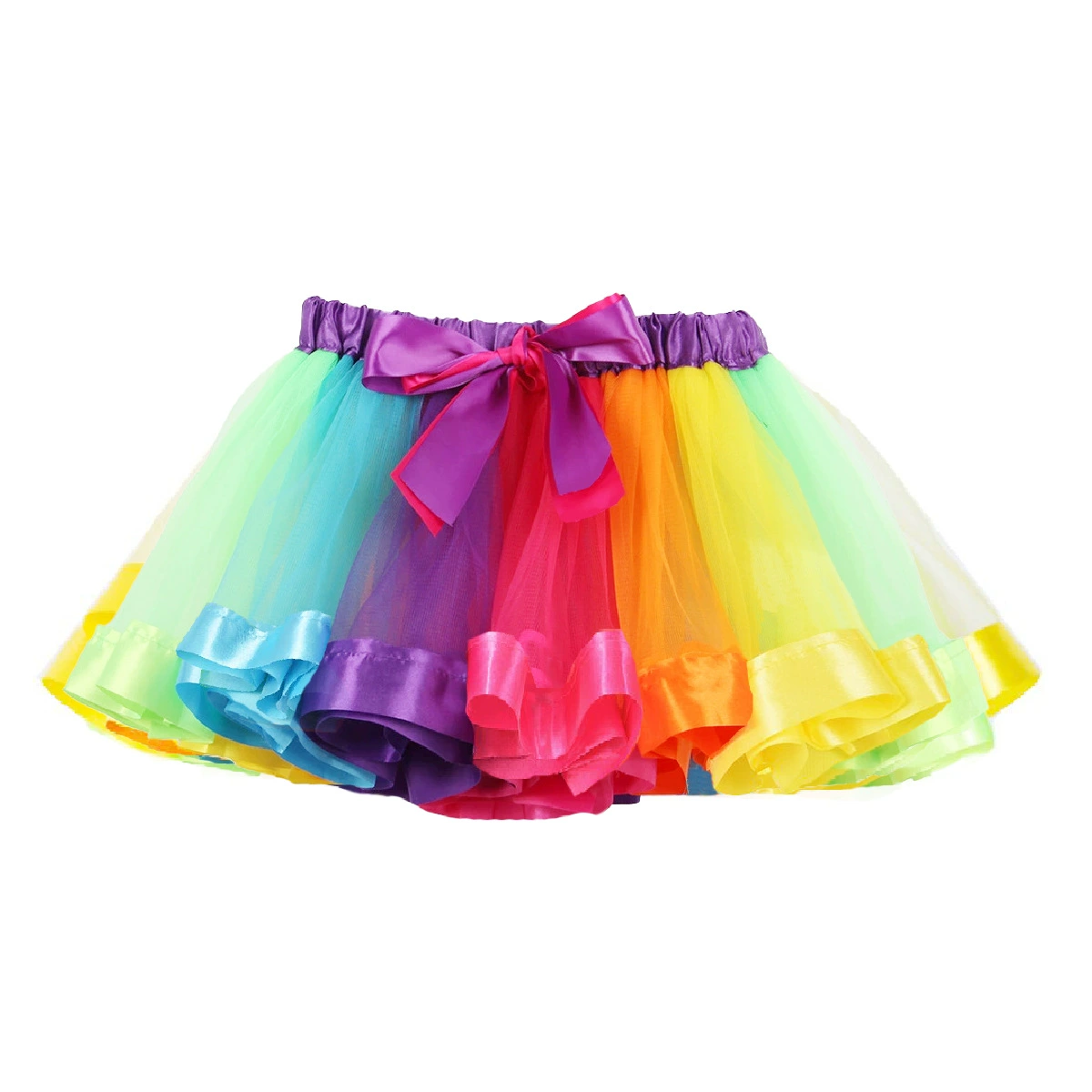 Rainbow girl's skirt, for import