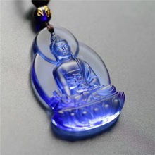 药师佛琉璃光如来吊坠观音佛牌男女佩戴饰品平安护身符厂家批发