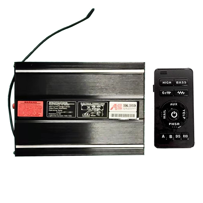 Wireless remote control car, 400W siren horn, 12V car-mounted loudspeaker, AS high-pitched alarm, AS7200A-2