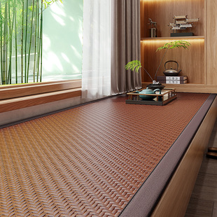 Summer mat window mat rattan mat bay window mat 2025 new bedroom shaped master bedroom balcony ice rattan mat custom