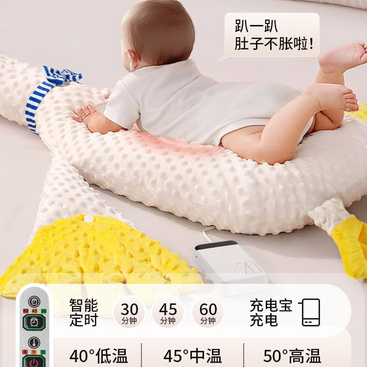 Almohada de escape de ganso blanco grande, flatulencia para bebés, cólico intestinal, almohada anfu, bebé, artefacto para dormir, almohada para niños, verano image 4