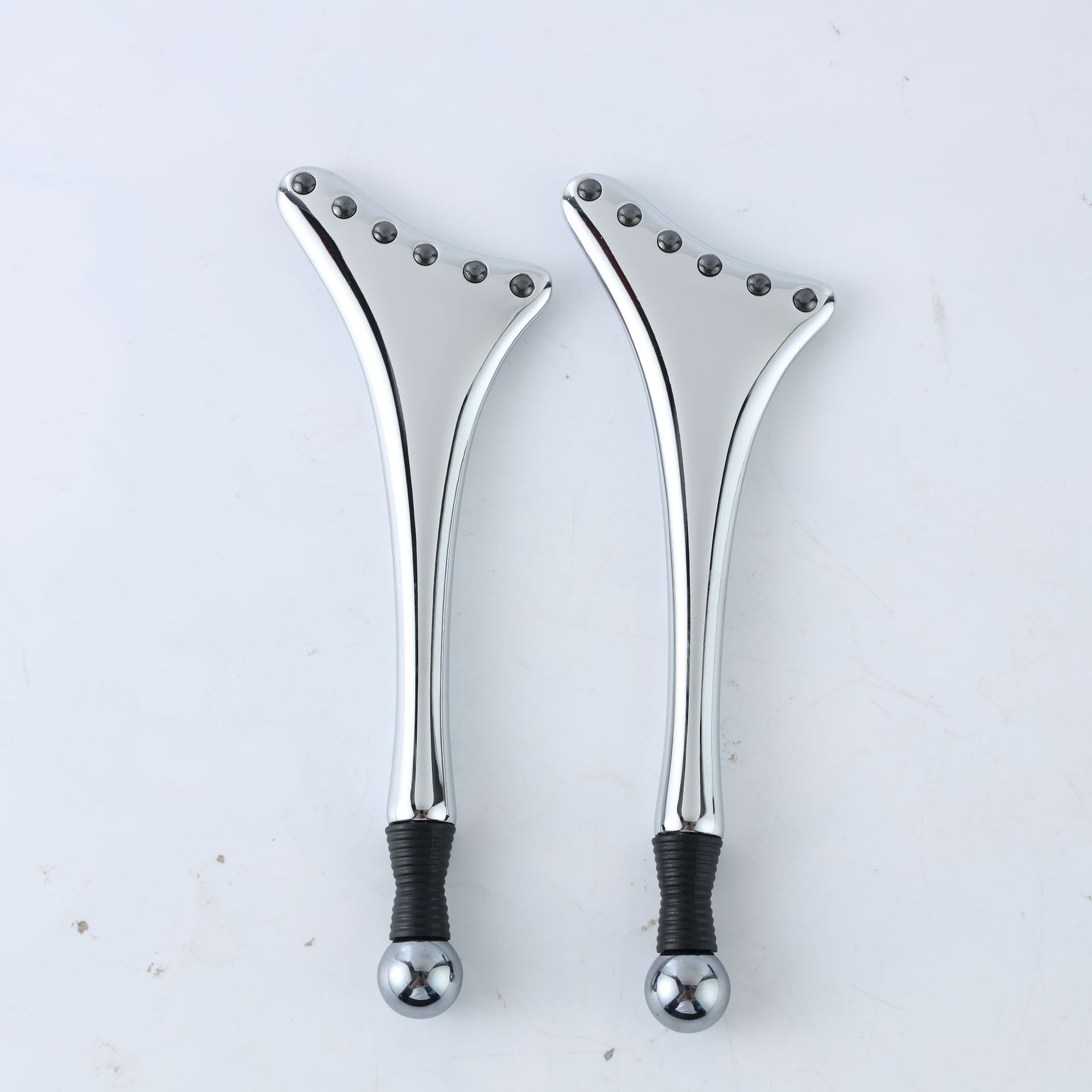 Paleta para los tendones de los ojos y la cara, masaje de acupuntura de elevación facial, raspado y reafirmante, compresa de hielo, varilla de masaje rodante de grano de germanio