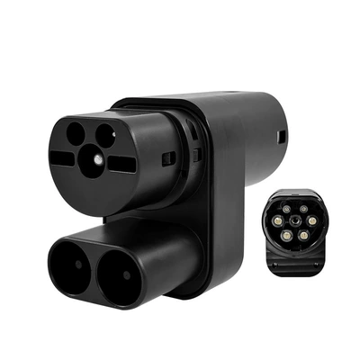 European standard DC to AC adapter new energy vehicle charging pile connector CCS2 to TYPE2 adapter (EV şarj adapterləri) - ccs2-type2