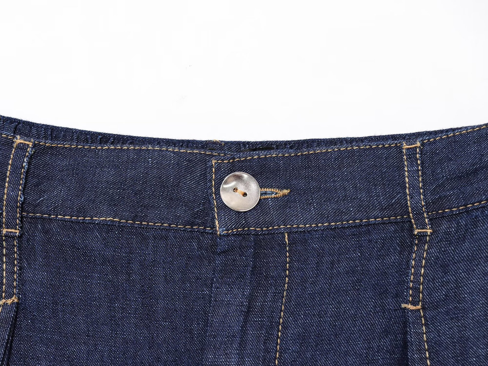 Cross-border European American Women's Fashion Bestseller: Casual And Stylish Denim Blend Shirt With_ecoleips.com