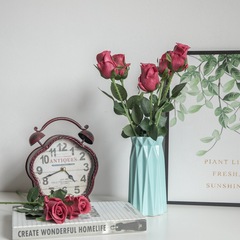 批發PU玫瑰手感情人玫 仿真花廠家假花 家庭裝飾婚慶用品MW01504