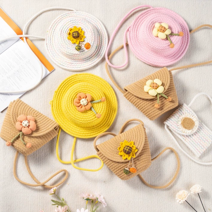 Летняя свежая сумка с цветами для женщин