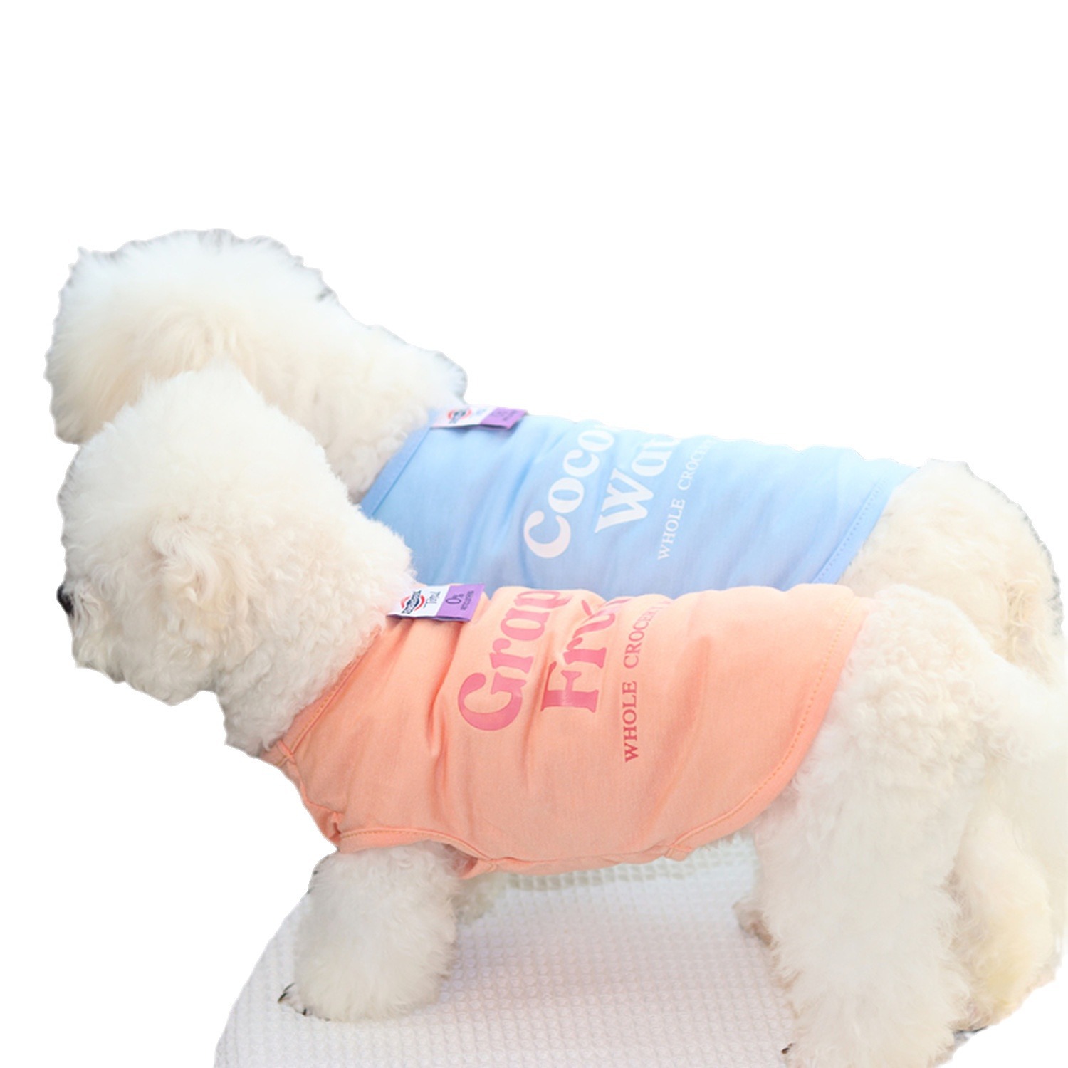 Ropa para mascotas ropa perro gato chaleco Delgado primavera y verano nueva ropa para mascotas 22 cuatro colores chaleco fresco