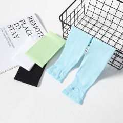 戶外夏季兒童冰袖護臂袖套騎行純色運動冰涼袖抗紫外線兒童冰袖批