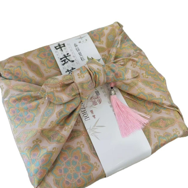 国风端午节中秋粽子包装端午礼品包装布桃花酥盒包裹布便当包袱巾|undefined