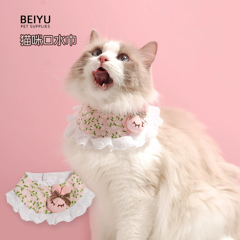 Милый цыпленок Кролик Кукла кружевной нагрудник с липучкой Сладкое домашнее животное полотенце кошка собака