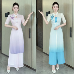 2025新型採耳師服装美容師spa足浴足治療技師作業服セット改良セット-1511