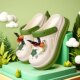 Thick-Soled Height-Increasing Clogs for Women Summer 2025 New Cute Little Cherry Outer Wear Beach Toe Sandals for Women