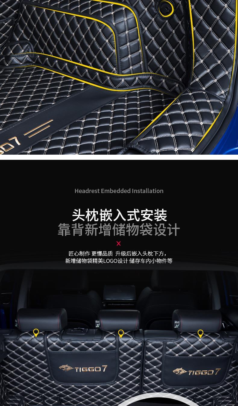 Chery Tiggo 7 Trunk Mat Fully Surrounds Cherytiggo7Promax/7Plus Trunk Mat 24 Models
