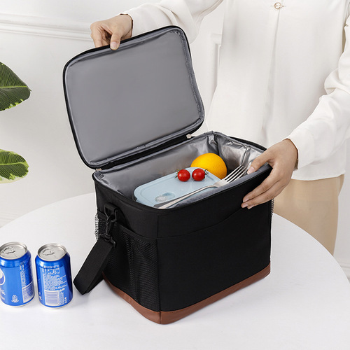 Cross-border thermal insulation bag thickened outdoor Oxford cloth lunch bag thermal insulation large capacity portable lunch picnic ice bag