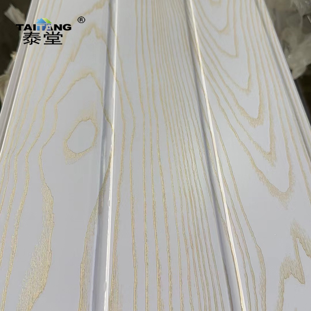 Pvc techo 200Mm8M Lambris Pvc Plafond panel de pared blanco