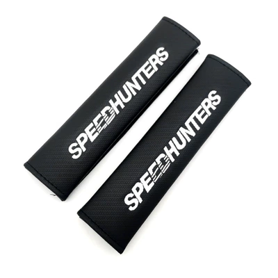 Seat belt shoulder pad Pads Pu Leather Carbon Fiber - speedhunters