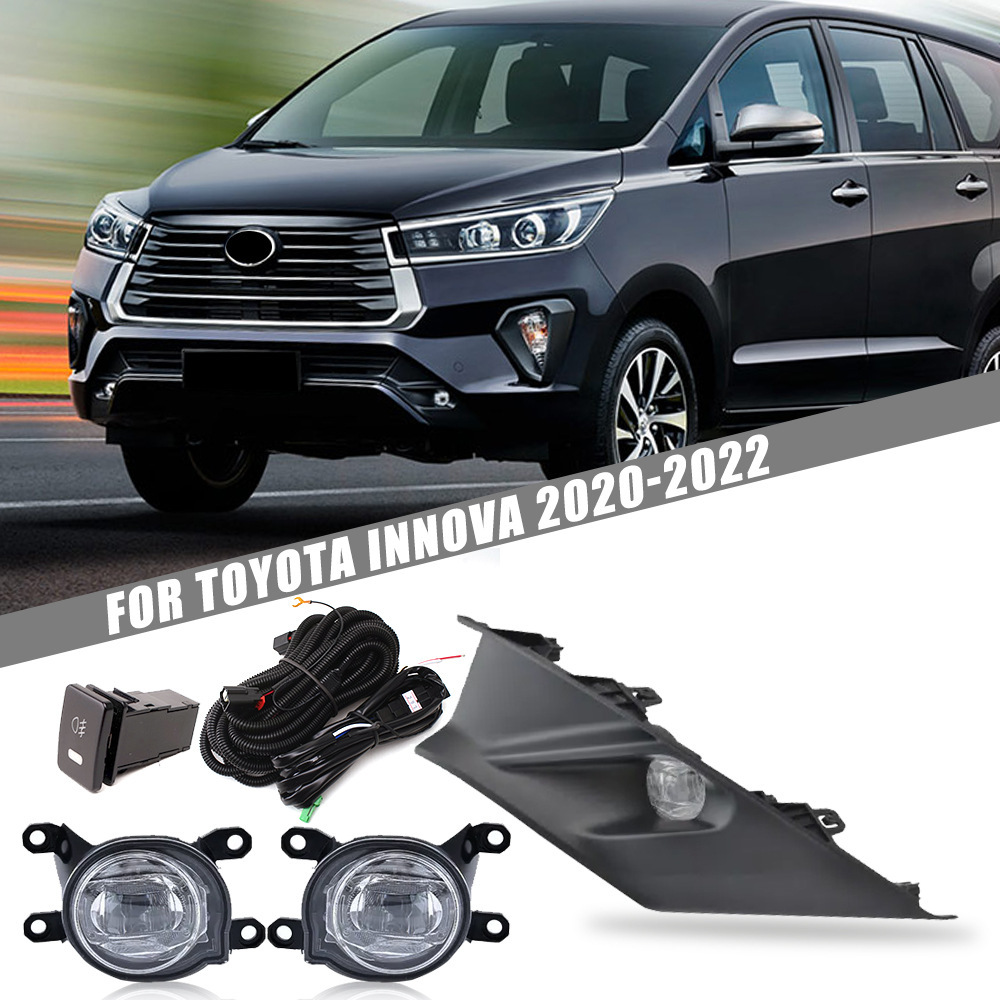 Aplicable a TOYOTA 21 / 22 nuevo conjunto de luz de niebla delantera INNOVA LED luz diurna conjunto de luz de barra delantera