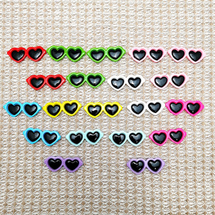 DIY Jewelry Accessories Heart West Highland Doll Eye Accessories Plush Elf Eyes Hair Ball Pendant Accessories