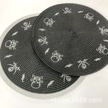 节日餐垫桌垫杯垫装饰背景万圣节户外酒店西餐厅欧式简约混批零售