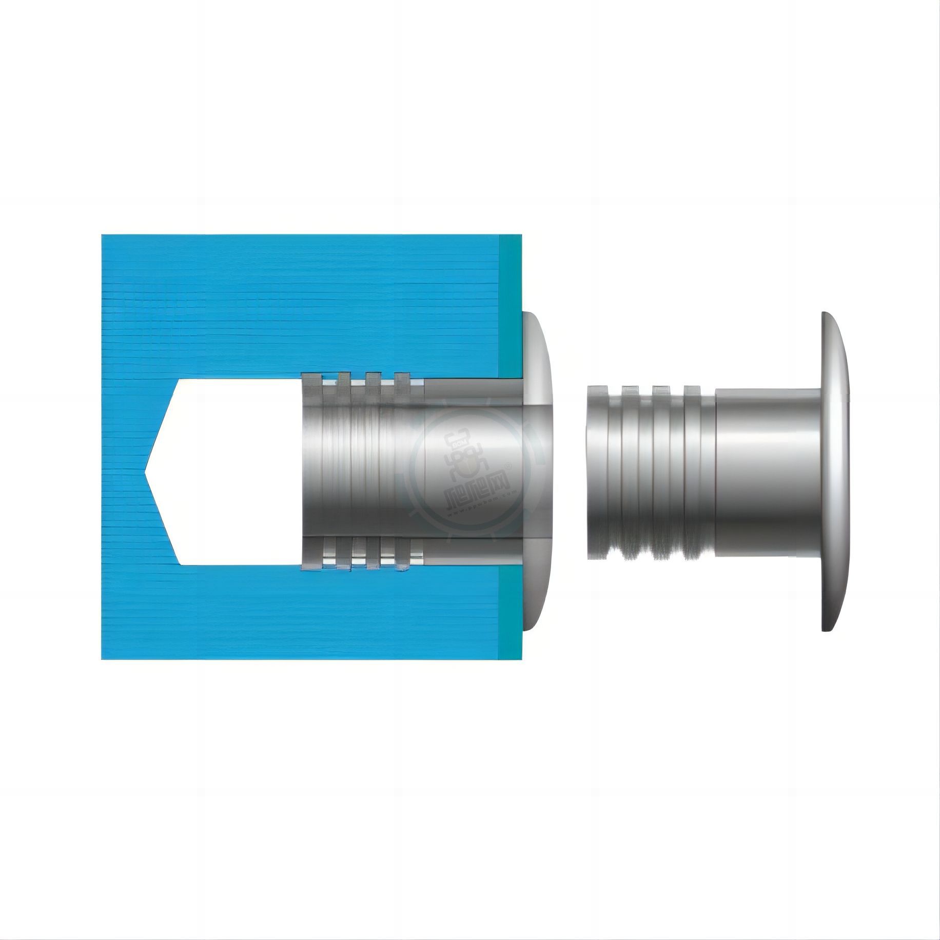 阿曼达  Grovit Speed Fasteners快速铆钉  01104-00514