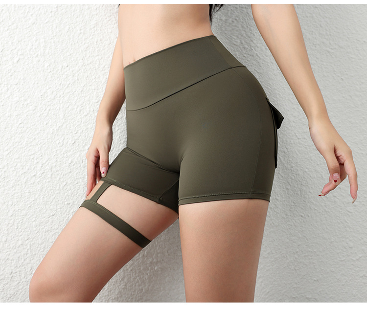 Streetwear Sports Solid Color Nylon Spandex Active Bottoms Leggings display picture 21