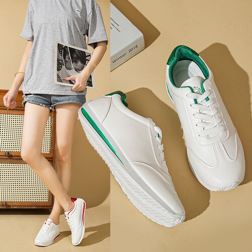 Autumn casual small white shoes, women's sports trend students, white all-matching trend shoes, Korean style, autumn new style
