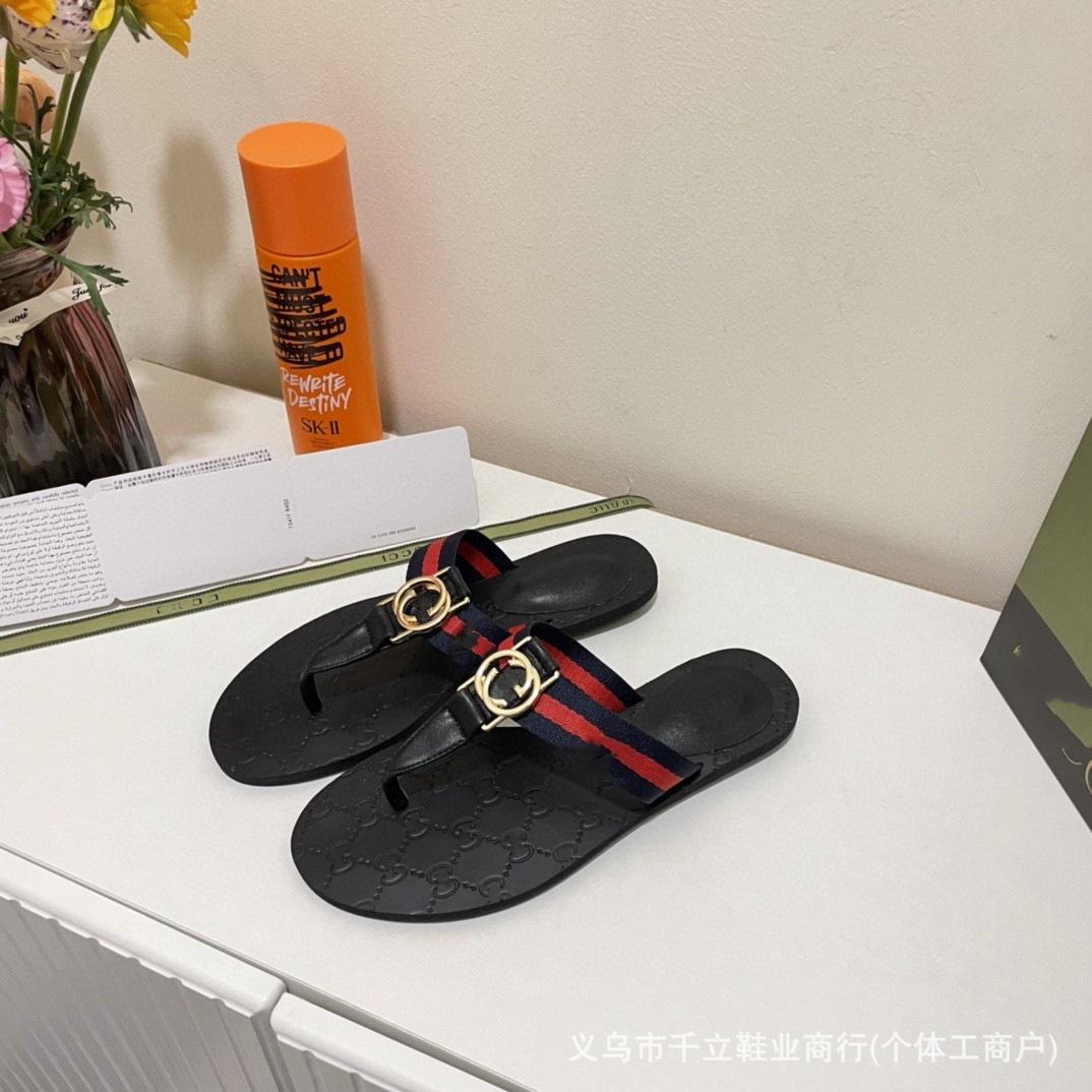 Sandalias planas romanas de verano 2025 con diseño de espiga negra y puntera abierta para mujer, transpirables, estilo INS