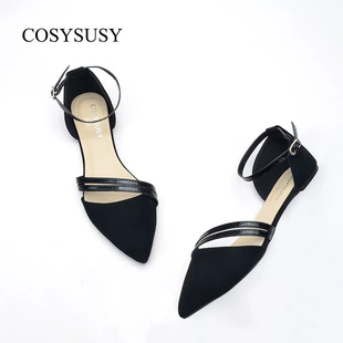 Sandals low-cut with a strap, 2025 years, Korean style